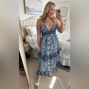 Abercrombie & Fitch Blue Floral Dress
